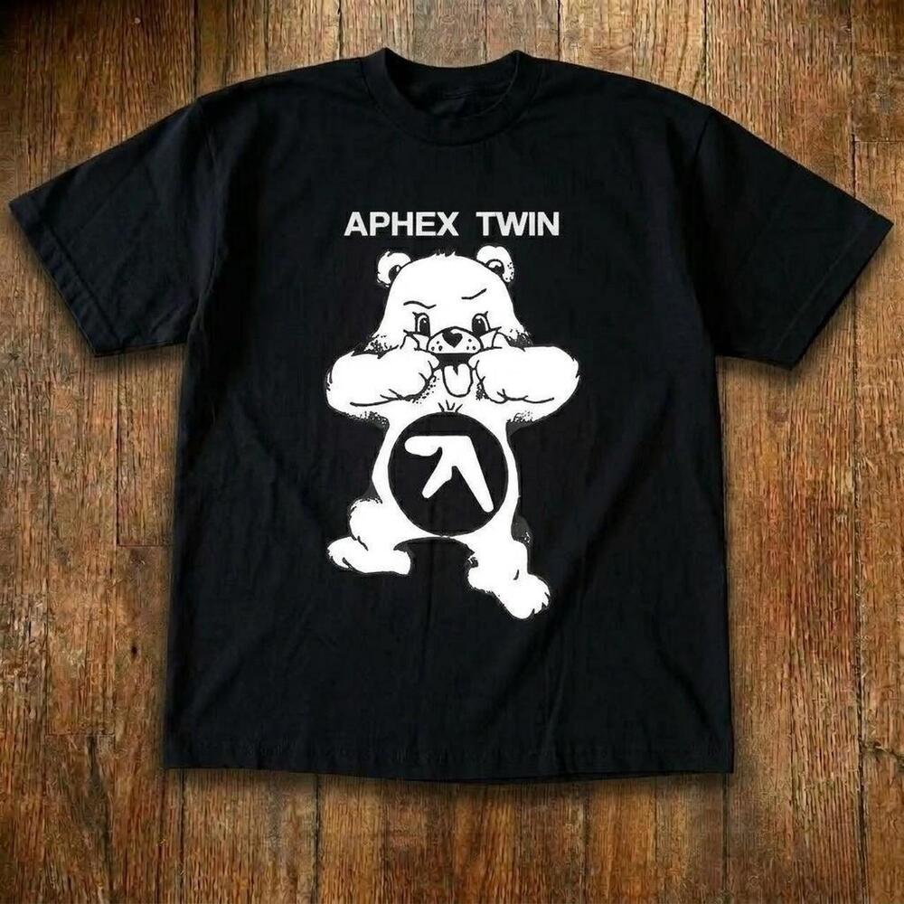 Aphex Twin Black Cotton T-Shirt